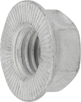 Produktbild: Pöttinger Sicherungsmutter Verbus Ripp M 12, Höhe 13,7 mm, für Pflug, Mähwerk, Grubber, Scheibenegge, Häcksler