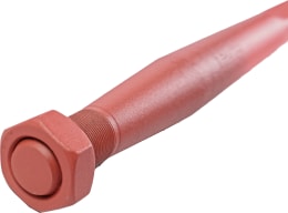 Produktbild: SHW Frontladerzinken K013 1.250 mm M 28 x 1,5 AG spitz, gerade, Vierkantprofil, 54435