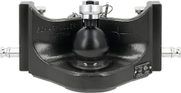 Produktbild: scharmüller Kugeleinsatz K80® 311/22/30 mm, absteckbar, Fendt grau, für Traktor