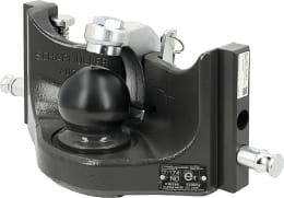 Produktbild: scharmüller Kugeleinsatz K80® 311/22/30 mm, absteckbar, Fendt grau, für Traktor