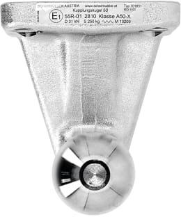 Produktbild: scharmüller Flanschkugel ISO 50 Lochbild B x H 83 x 56 mm, für Traktor/PKW-Anhängekupplung
