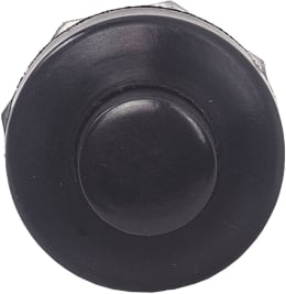 Produktbild: Herth + Buss Druckknopfschalter schwarz, 2 x Flachsteckanschluss 6,3 mm, 12 V 10 A, 24 V 2,5 A