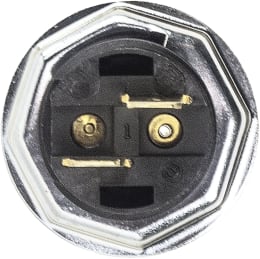 Produktbild: Herth + Buss Druckknopfschalter schwarz, 2 x Flachsteckanschluss 6,3 mm, 12 V 25 A, 24 V 2,5 A