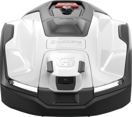 Produktbild: Husqvarna Mähroboter Automower 410VE NERA in Weiß-Grau, Draufsicht