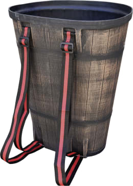Produktbild: roto® Tragebütte 60 l Polyethylen in Holzoptik
