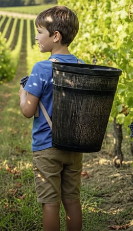 Lifestyle: roto® Kindertragebütte 10 l Polyethylen in Holzoptik
