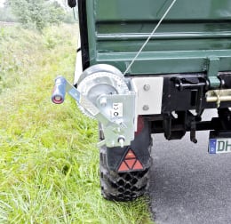 Produktbild: Düvelsdorf Seilwinde für Überladeschnecke Edelstahl