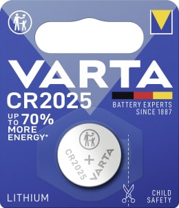 Produktbild: VARTA Batterie Lithium Coin, CR2025 3 V/170 mAh, 1 St. Blister