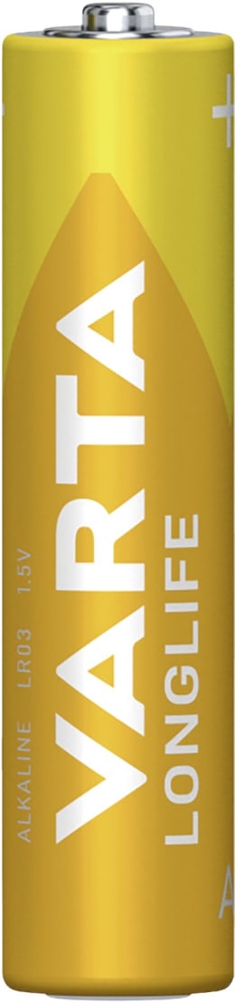 Produktbild: VARTA Batterie Alkaline Longlife AAA, Micro, LR03 1,5 V/1.200 mAh, 6 St. Blister