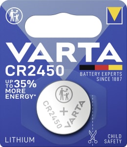 Produktbild: VARTA Batterie Lithium Coin, CR2450 3 V/620 mAh, 1 St. Blister