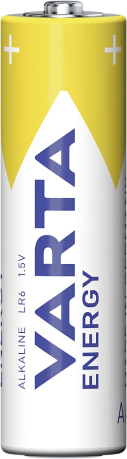 Produktbild: VARTA Batterie Alkaline Energy AA, Mignon, LR6 1,5 V/2.800 mAh, 24 St. Karton