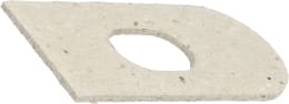 Produktbild: Rabe Pappscheibe eckig 65 x 30 x 2 mm