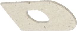 Produktbild: Rabe Pappscheibe eckig 65 x 30 x 2 mm
