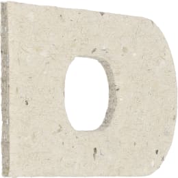 Produktbild: Rabe Pappscheibe eckig 65 x 30 x 2 mm