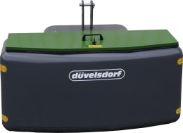 Produktbild: Düvelsdorf Front- und Heckgewicht aus Stahlbeton mit Transportbox und grünem Deckel