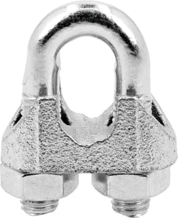 Produktbild: Hevi Seilklemme Metall verzinkt, DIN 741 für Stahlseil, 2 St.
