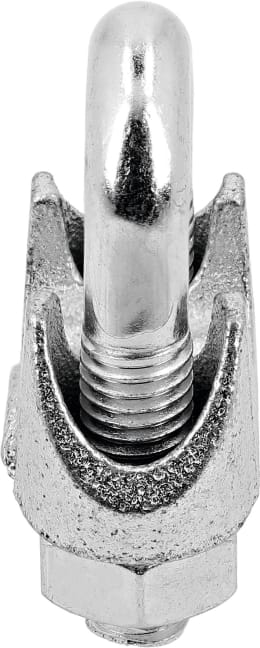 Produktbild: Hevi Seilklemme Metall verzinkt, DIN 741 für Stahlseil, 2 St.