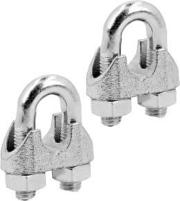 Produktbild: Hevi Seilklemme Metall verzinkt, DIN 741 für Stahlseil, 2 St.