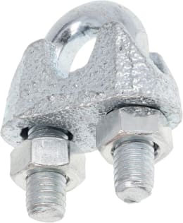 Produktbild: Hevi Seilklemme Metall verzinkt, DIN 741 für Stahlseil, 2 St.