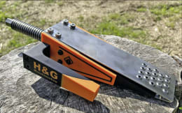 Produktbild: H&G MASCHINENBAU Fällkeil X6030 20 t, Hub 60 mm, mechanisch, orange, X6030-O