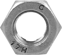 Produktbild: Kronenmutter Stahl blank, DIN 937