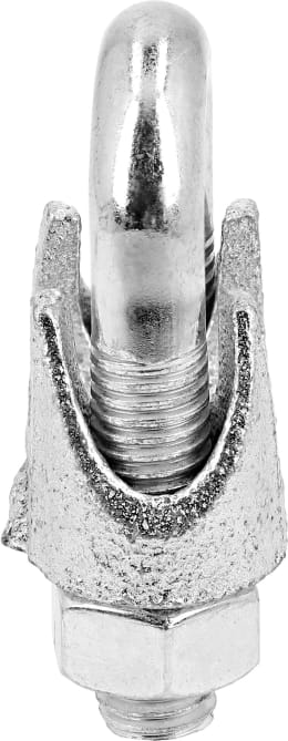 Produktbild: Hevi Seilklemme 16 mm/5/8, Metall verzinkt, DIN 741 für Stahlseil, 2 St.