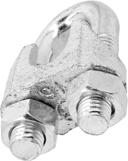 Produktbild: Hevi Seilklemme 16 mm/5/8, Metall verzinkt, DIN 741 für Stahlseil, 2 St.