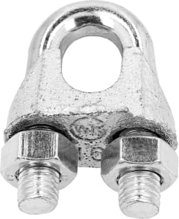 Produktbild: Hevi Seilklemme 16 mm/5/8, Metall verzinkt, DIN 741 für Stahlseil, 2 St.