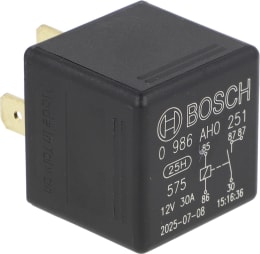 Produktbild: Bosch Relais 12 V, Doppelschließer, 5-polig, Flachsteckanschluss