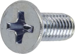 Produktbild: Senkkopfschraube DIN 965, M 4 x 10 - 8.8, blank, Kreuzschlitz H2, 0048610410