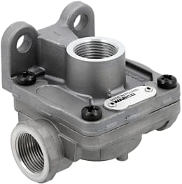 Produktbild: Wabco Schnellentlüftungsventil, Pneumatisch, mit ByPass, auch 2-Wegeventil, Betriebsdruck max. 12 bar