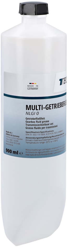Produktbild: TECTROL MULTI-GETRIEBEFLIESSFETT 900 ml Flasche NLGI 0 Schmierfett, Natriumseife, Fliessfett