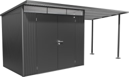 Produktbild: biohort Seitendach für Gerätehaus AvantGarde, dunkelgrau-metallic