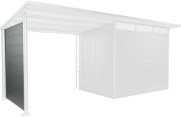 Produktbild: biohort Seitenwand quarzgrau-metallic für Gerätehaus AvantGarde mit Seitendach