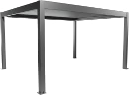 Produktbild: biohort® Pergola quarzgrau-metallic, Lamellendach quarzgrau-metallic
