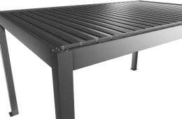 Produktbild: biohort® Pergola quarzgrau-metallic, Lamellendach quarzgrau-metallic