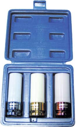 Produktbild: KUNZER Radmutterneinsatz-Satz Impact 1/2 SW 17/19/21, Länge 85 mm, 3-teilig