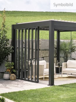 Lifestyle: biohort® Lamellenseitenwand für Pergola
