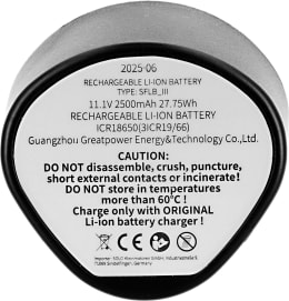 Produktbild: Solo® Ersatzakku 11,1 V/2,5 Ah Li-Ion, für Sprühgerät 206, 411, 441