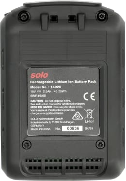 Produktbild: Solo® Ersatzakku 18 V/2,5 Ah Li-Ion, für Sprühgerät 442