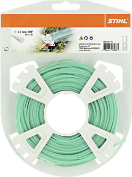 Produktbild: STIHL Mähfaden rund + leise 2,0 mm/60 m, grün, 0000 930 2418