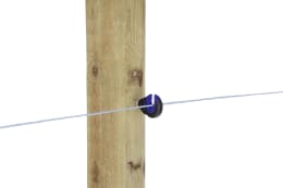 Produktbild: Ako Ringisolator 2K EDX, Holzgewinde selbstschneidend, für Draht, Litze, Seil, Band 10 mm