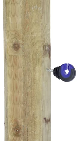 Produktbild: Ako Ringisolator 2K EDX, Holzgewinde selbstschneidend, für Draht, Litze, Seil, Band 10 mm