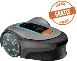 Produktbild: GARDENA Mähroboter SILENO minimo für Rasenflächen bis 250 m², mit Installations-Kit/Akku-Trimmer, 15201-20