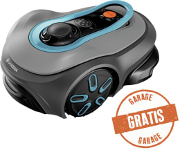 Produktbild: GARDENA Mähroboter smart SILENO free Set für Rasenflächen bis 800 m², mit Akku-Trimmer, 19922-20