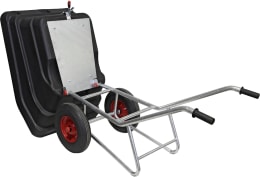 Produktbild: Growi® Schubkarre Compactkarre Mulde 300 l, PE (Polyethylen) kippbar