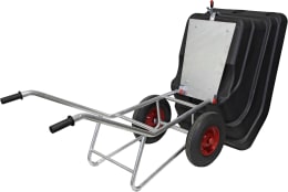 Produktbild: Growi® Schubkarre Compactkarre Mulde 300 l, PE (Polyethylen) kippbar