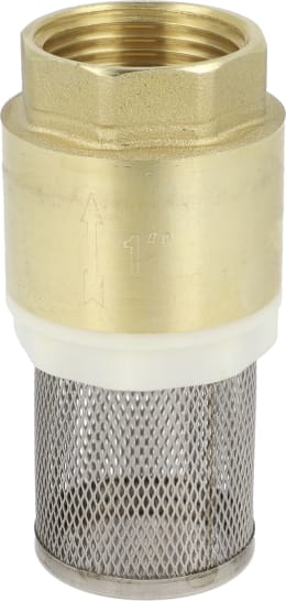 Produktbild: Geka® Fußventil Messing (Fußventil), Edelstahl (Saugkorb)