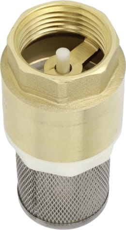 Produktbild: Geka® Fußventil Messing (Fußventil), Edelstahl (Saugkorb)