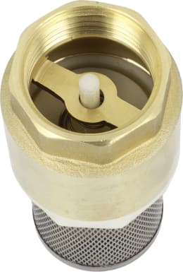 Produktbild: Geka® Fußventil Messing (Fußventil), Edelstahl (Saugkorb)